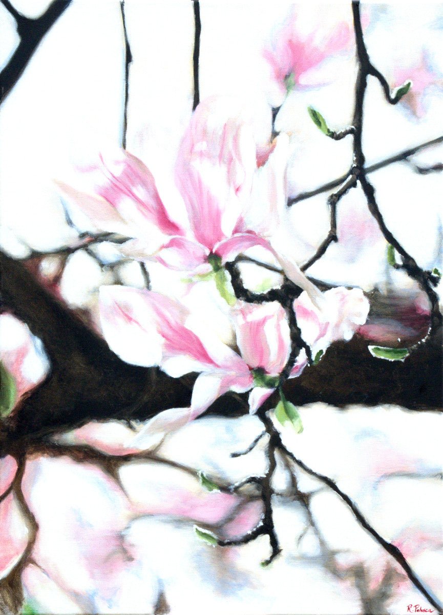 Magnolia, Overexposed: Sight Exercise for Oil Painting