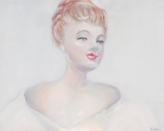 porcelain figure study oil painting