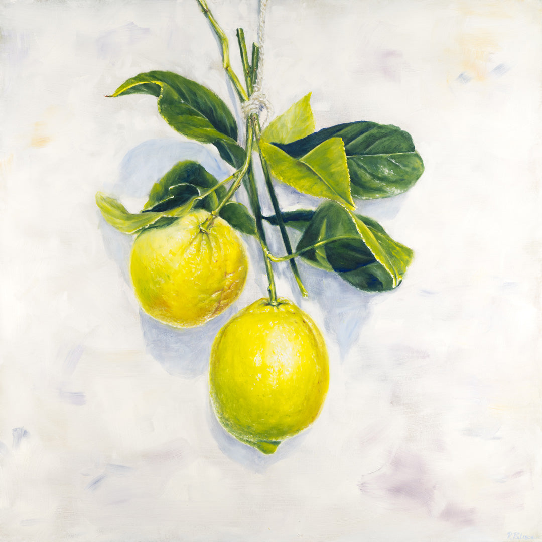 Garden Lemons - Botanical Print on Fine Art Paper