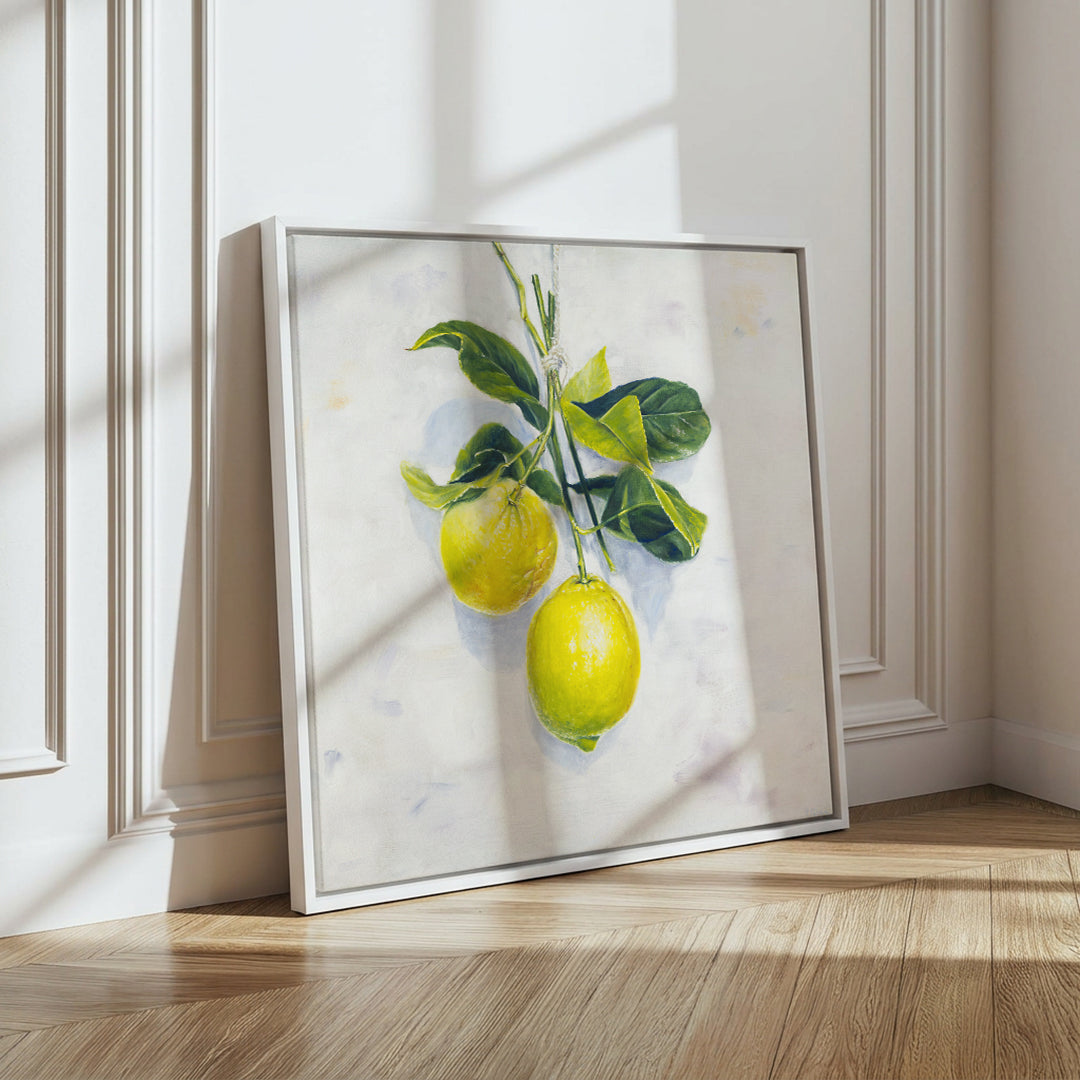 Garden Lemons - Original Oil Painting by Robyn Palescandolo