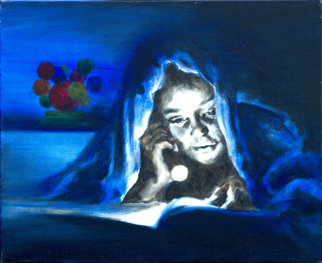 The Reader: Incorporating Music and Memory into Oil Painting