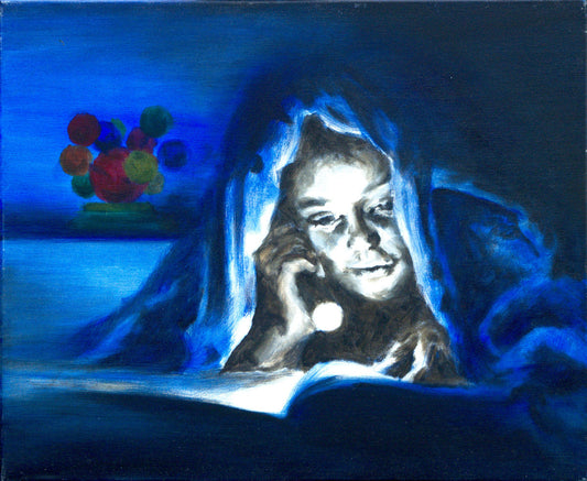 The Reader: Incorporating Music and Memory into Oil Painting