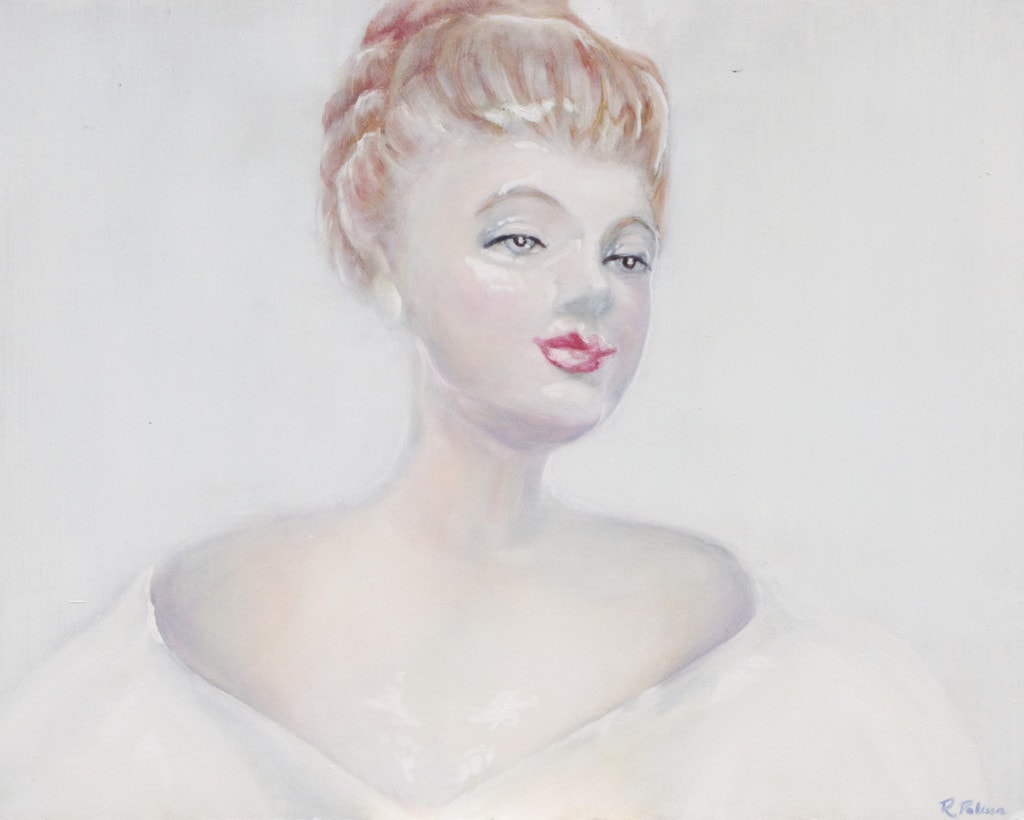 porcelain figure study oil painting