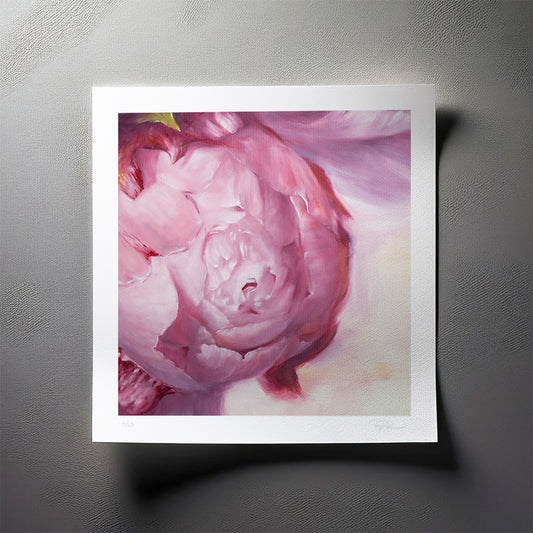 Bouquet of Peonies, Detail - Limited Edition Botanical Print on Fine Art Paper