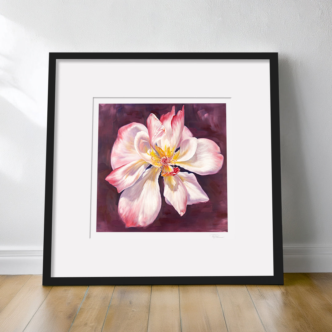 Fading Garden Rose - Botanical Print on Fine Art Paper