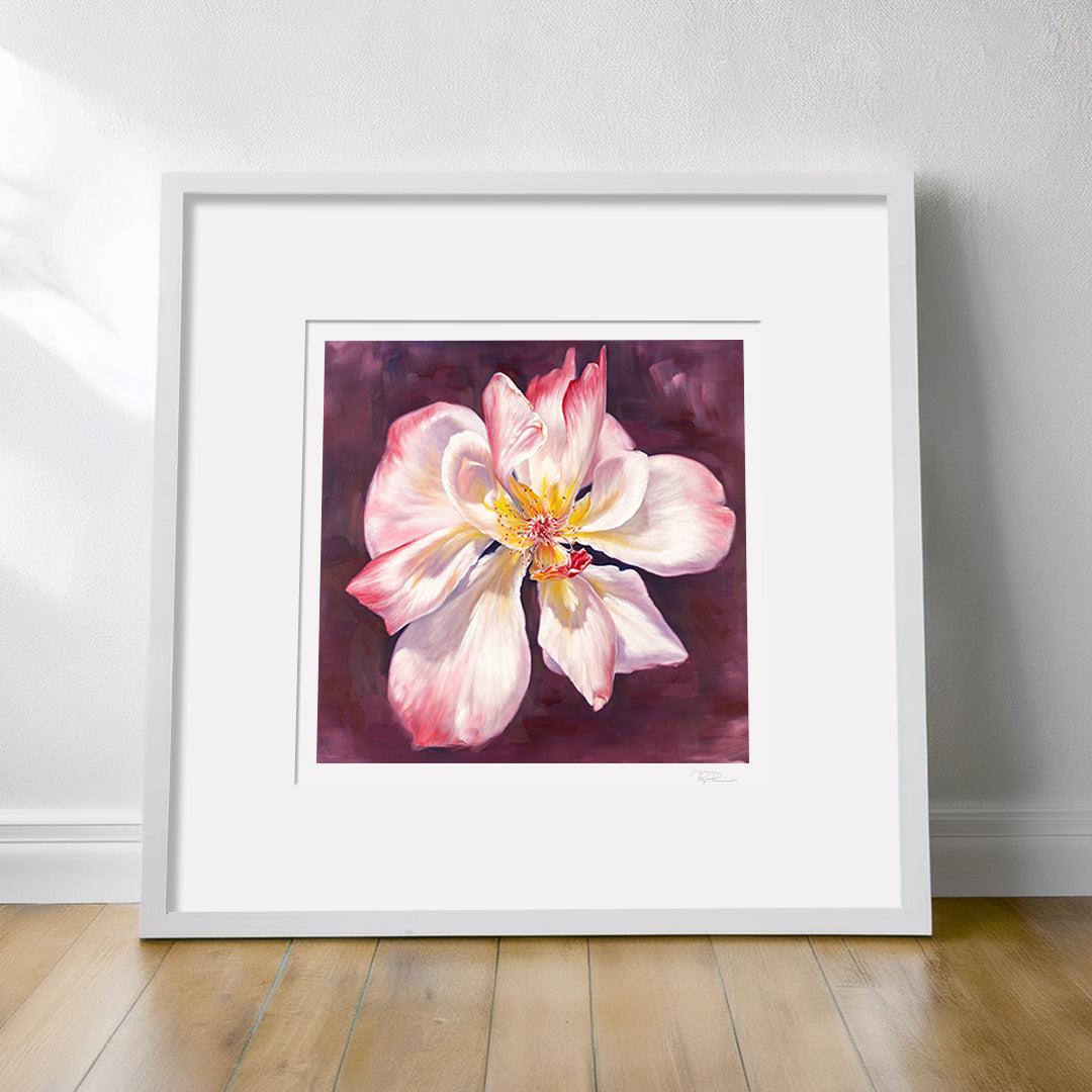 Fading Garden Rose - Botanical Print on Fine Art Paper