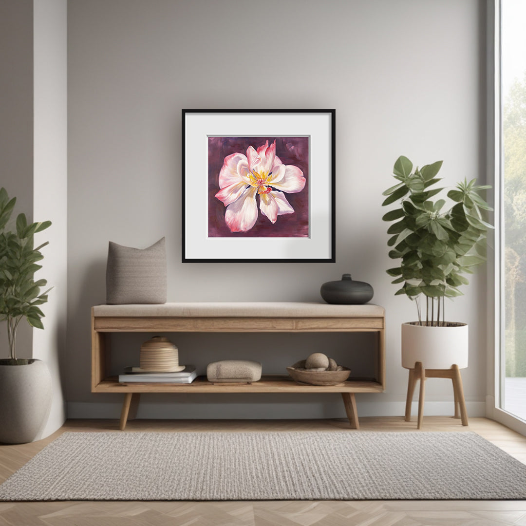 Fading Garden Rose - Botanical Print on Fine Art Paper