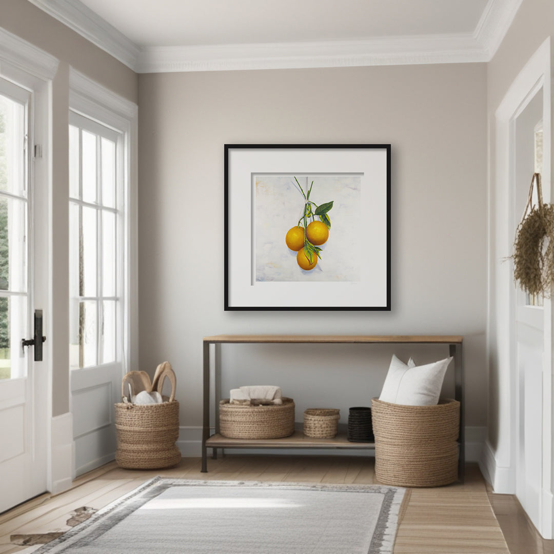 Garden Oranges - Botanical Print on Fine Art Paper