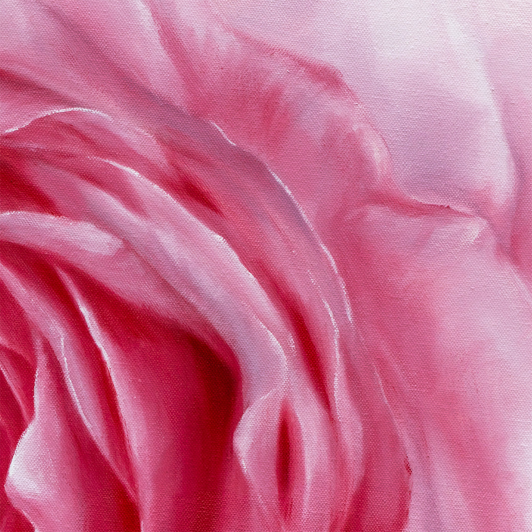 Pink Bundle of Rose - Original Oil Painting by Robyn Palescandolo