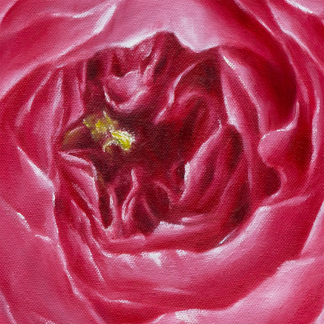 Pink Bundle of Rose - Original Oil Painting by Robyn Palescandolo