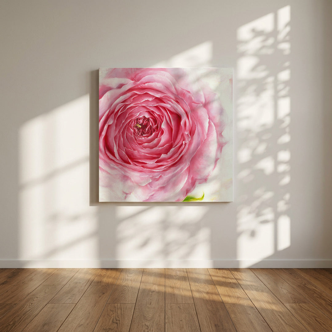 Pink Bundle of Rose - Original Oil Painting by Robyn Palescandolo