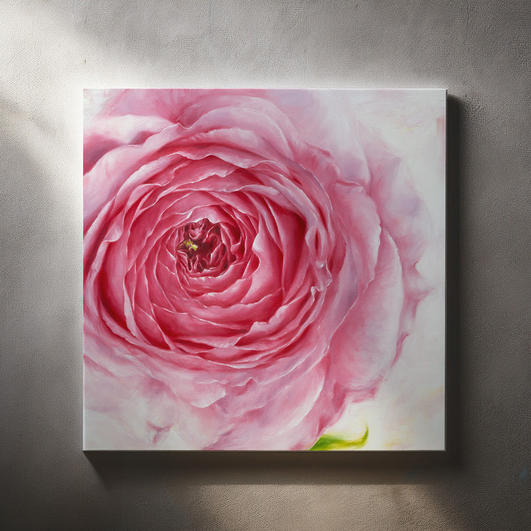 Pink Bundle of Rose - Original Oil Painting by Robyn Palescandolo