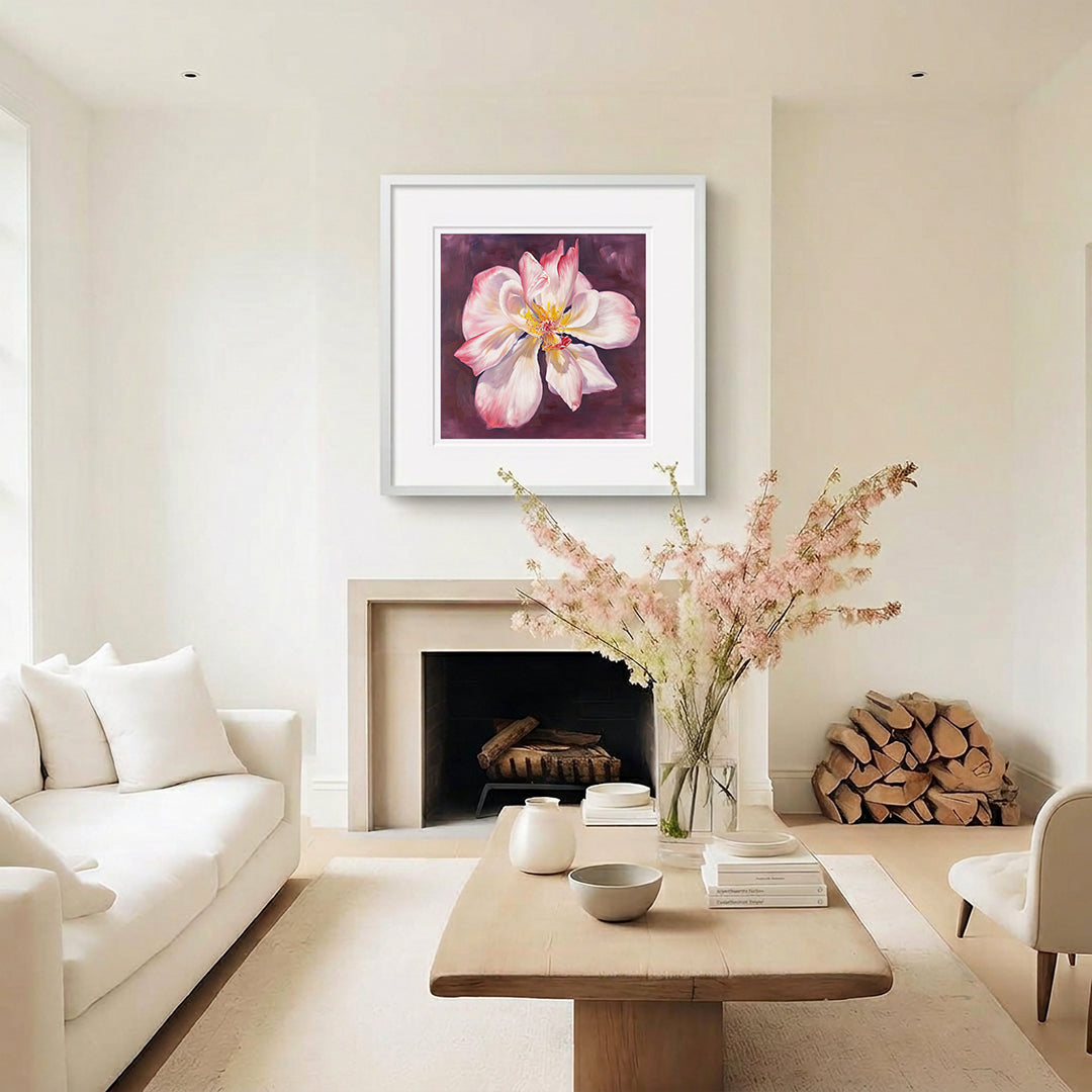 Fading Garden Rose - Botanical Print on Fine Art Paper
