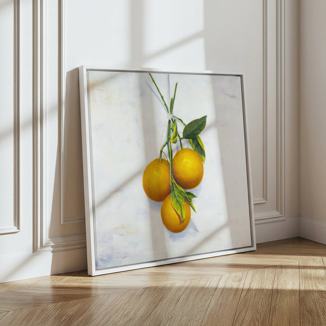 Garden Oranges - Original Oil Painting by Robyn Palescandolo